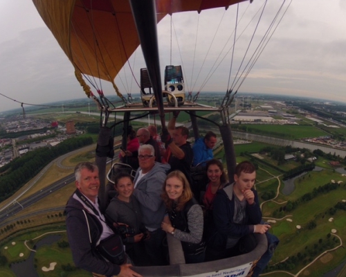 Ballonvaart in Nieuwegein met BAS Ballon en piloot Marcel